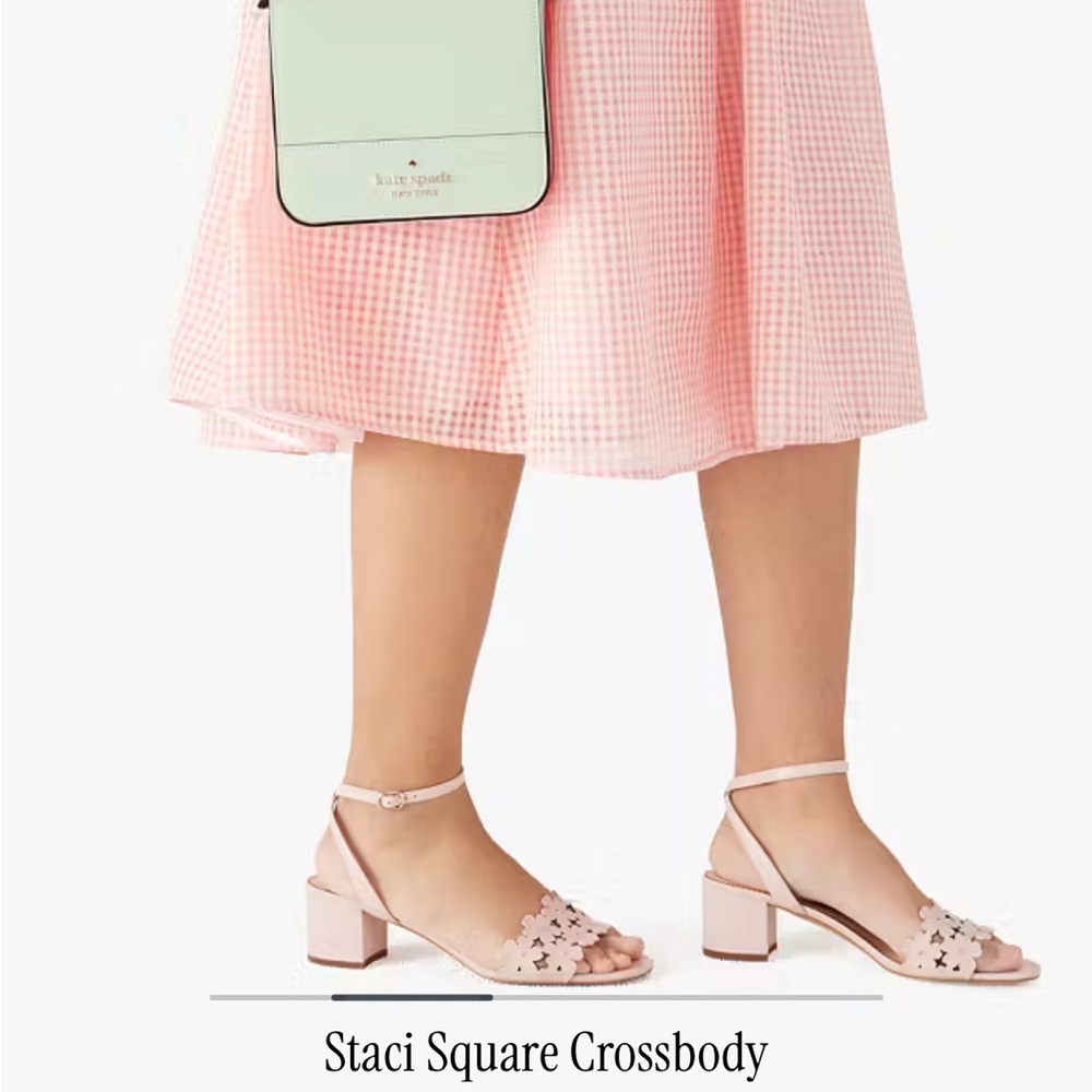 FREE SHIPPING‼️‼️ WHITE NWT Kate Spade Staci Square Crossbody Bag